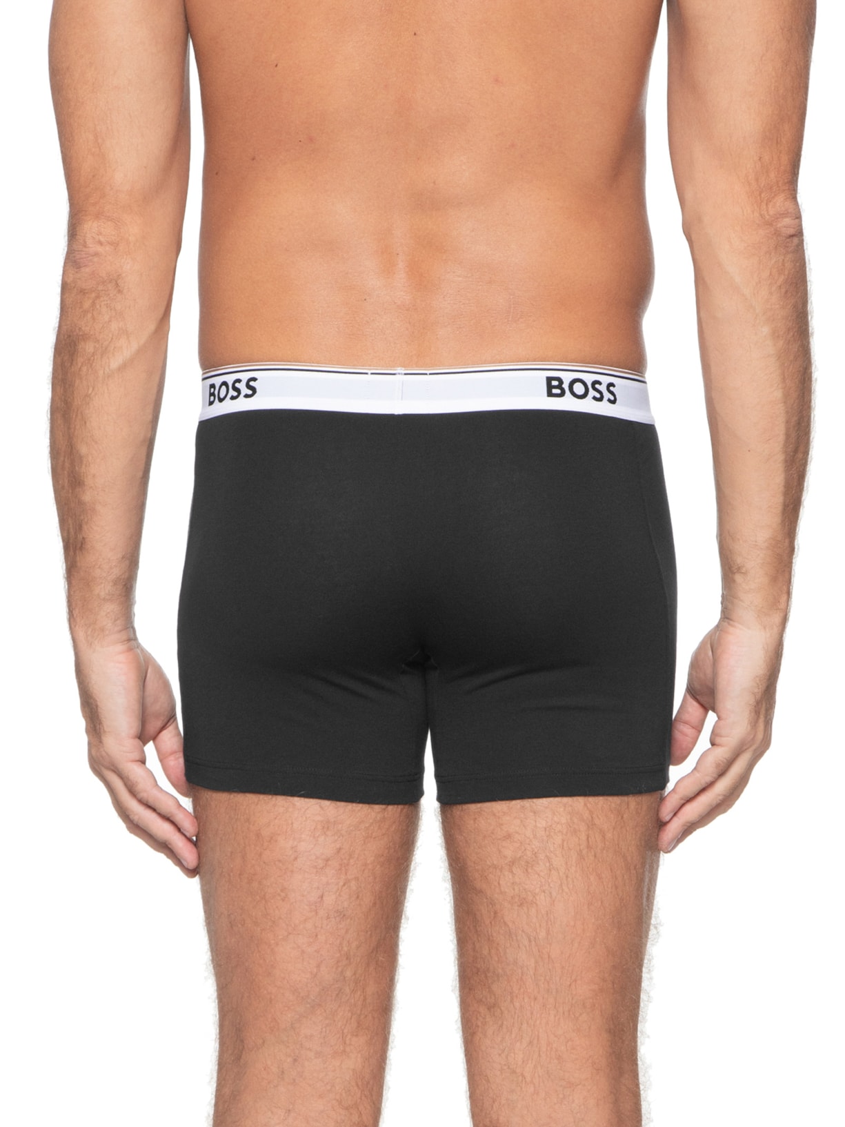 Kit De Cueca Boxer Br 3 Peças Power Preto Boss