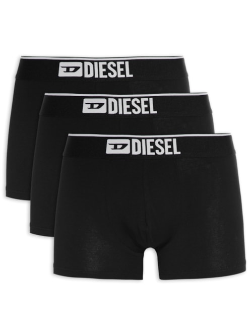 Kit De Cueca Boxer Umbx-damien Threepack 3 Unidades - Preto