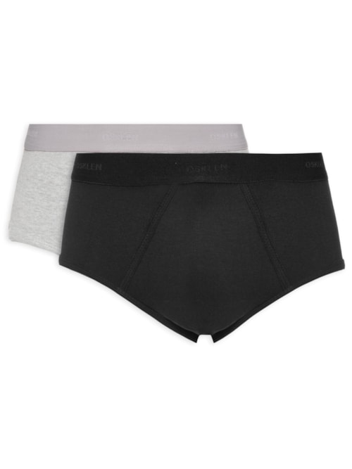 Kit De Cueca Clássica Algodão 2 Peças