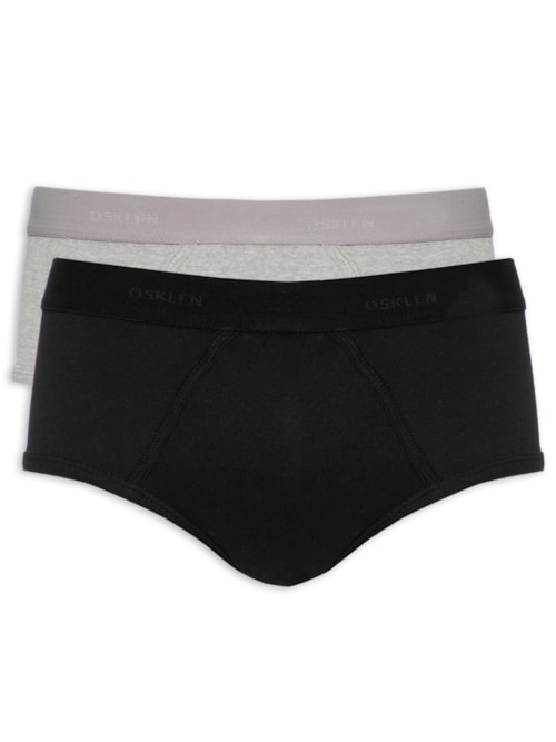 Kit De Cueca Clássica Algodão 2 Peças