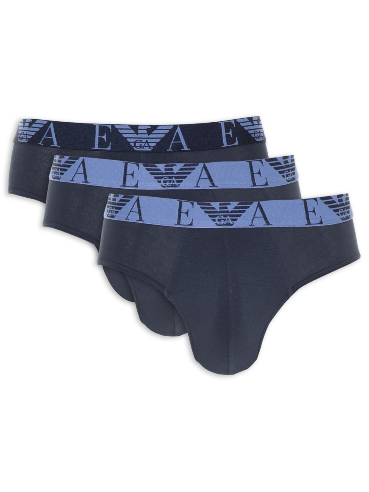 Kit De Cueca Knit 3 Peças - Azul