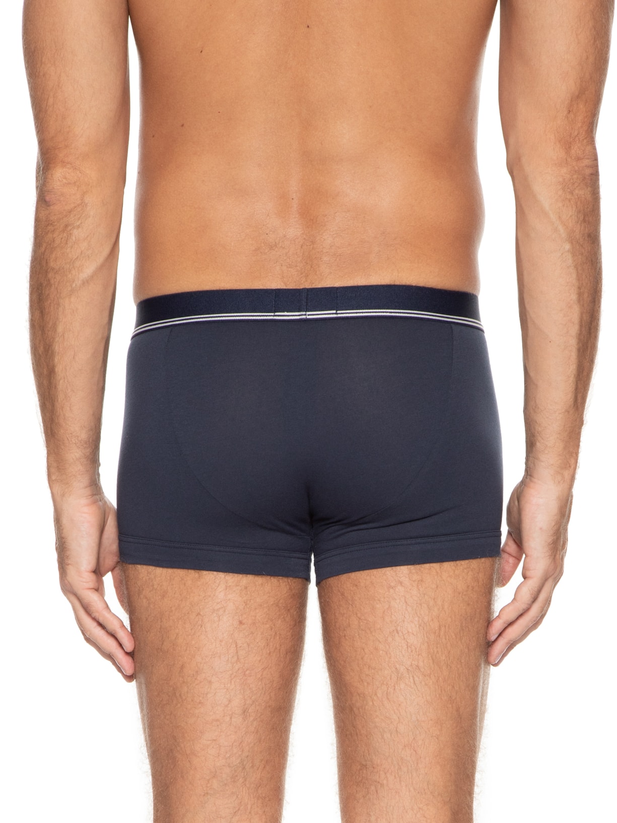 Kit De Cueca Men's Knit 3 Peças Azul Emporio Armani Bodywear