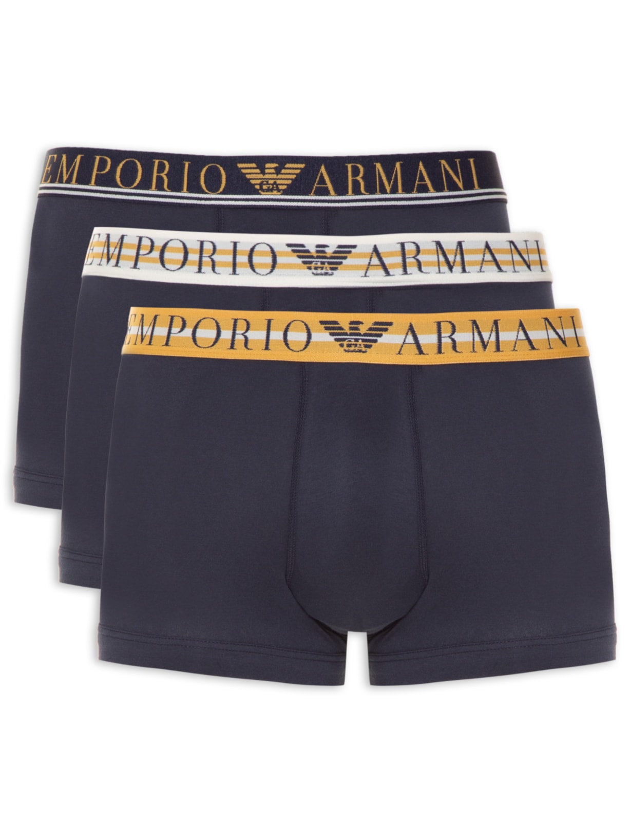 Kit De Cueca Men's Knit 3 Peças - Azul