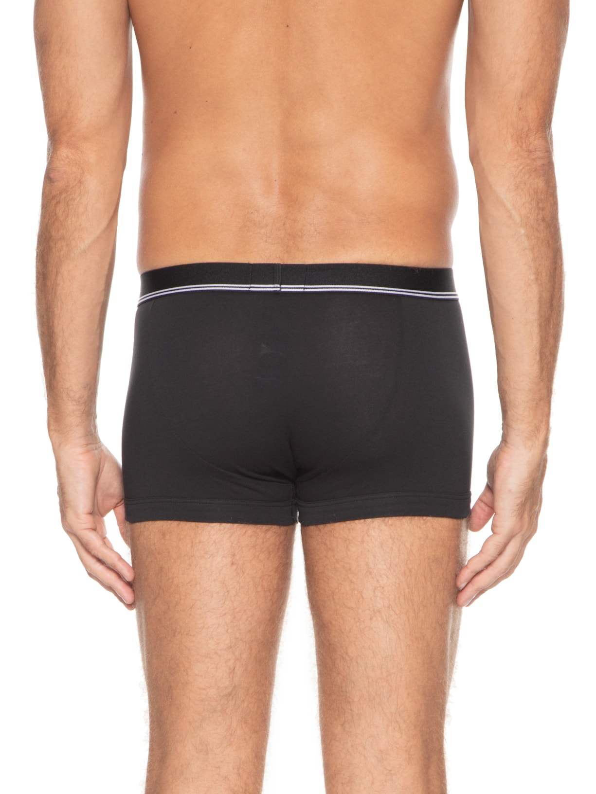 Kit De Cueca Men's Knit 3 Peças Preto Emporio Armani Bodywear