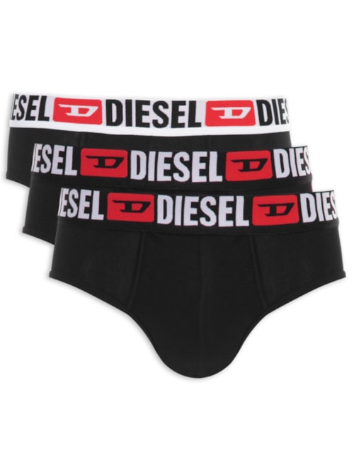 Kit De Cueca Slip Umbr Andre 3 Peças - Preto