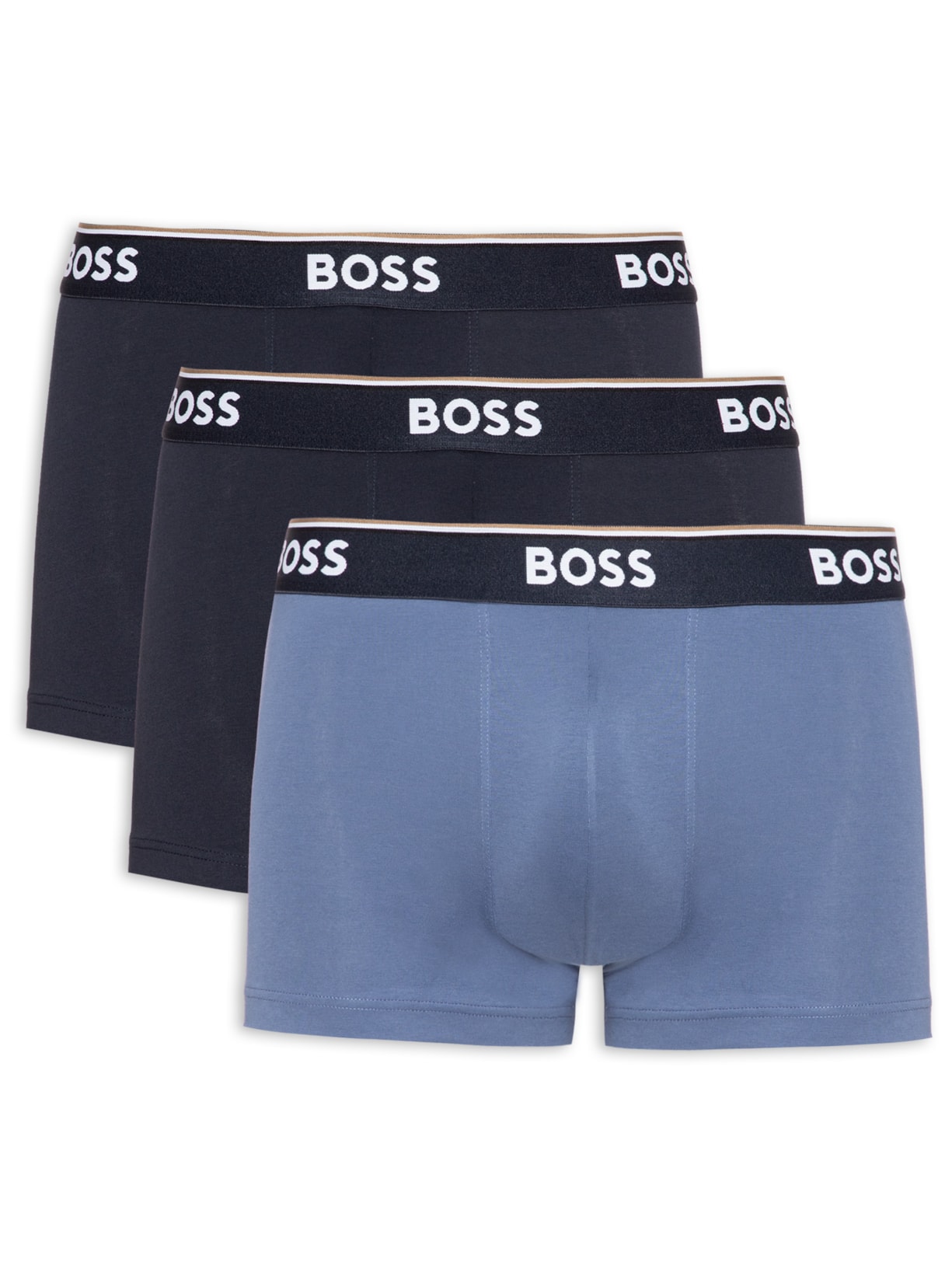 Kit De Cueca Trunk 3 Peças Power - Azul
