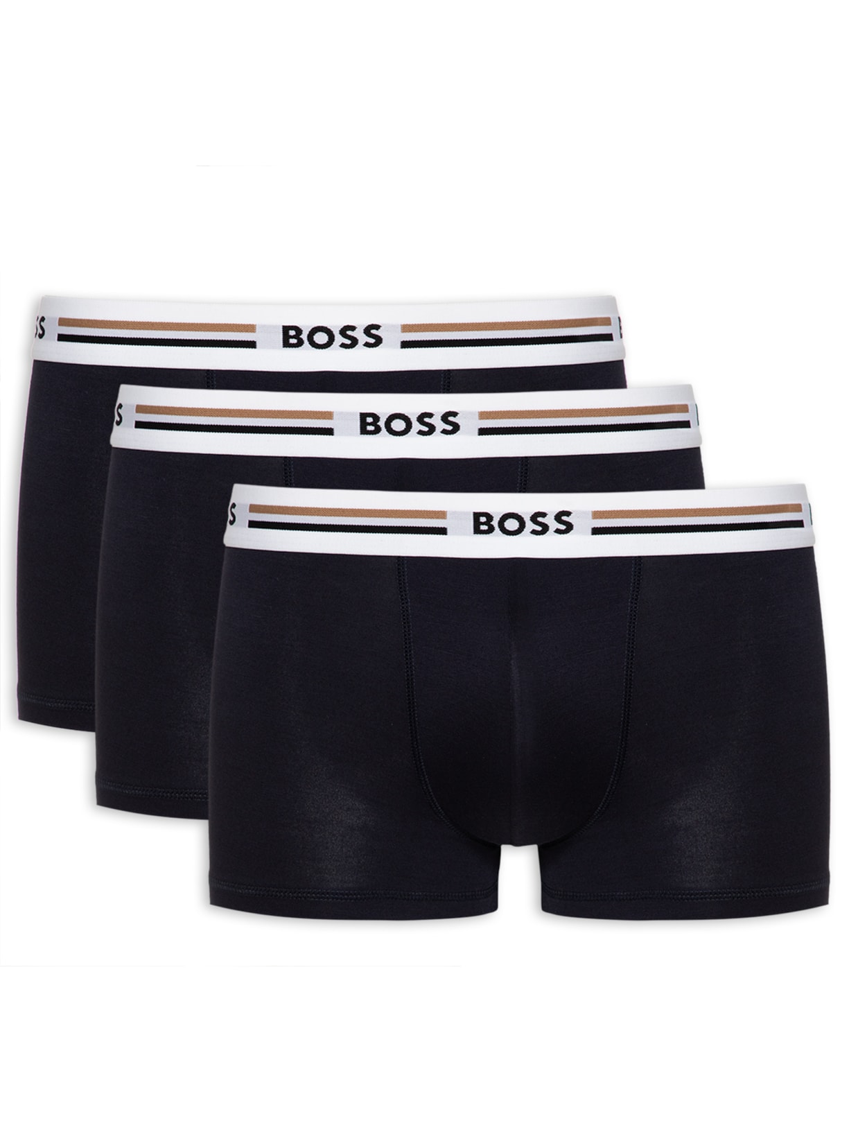 Kit De Cueca Trunk 3 Peças Revive Azul Boss