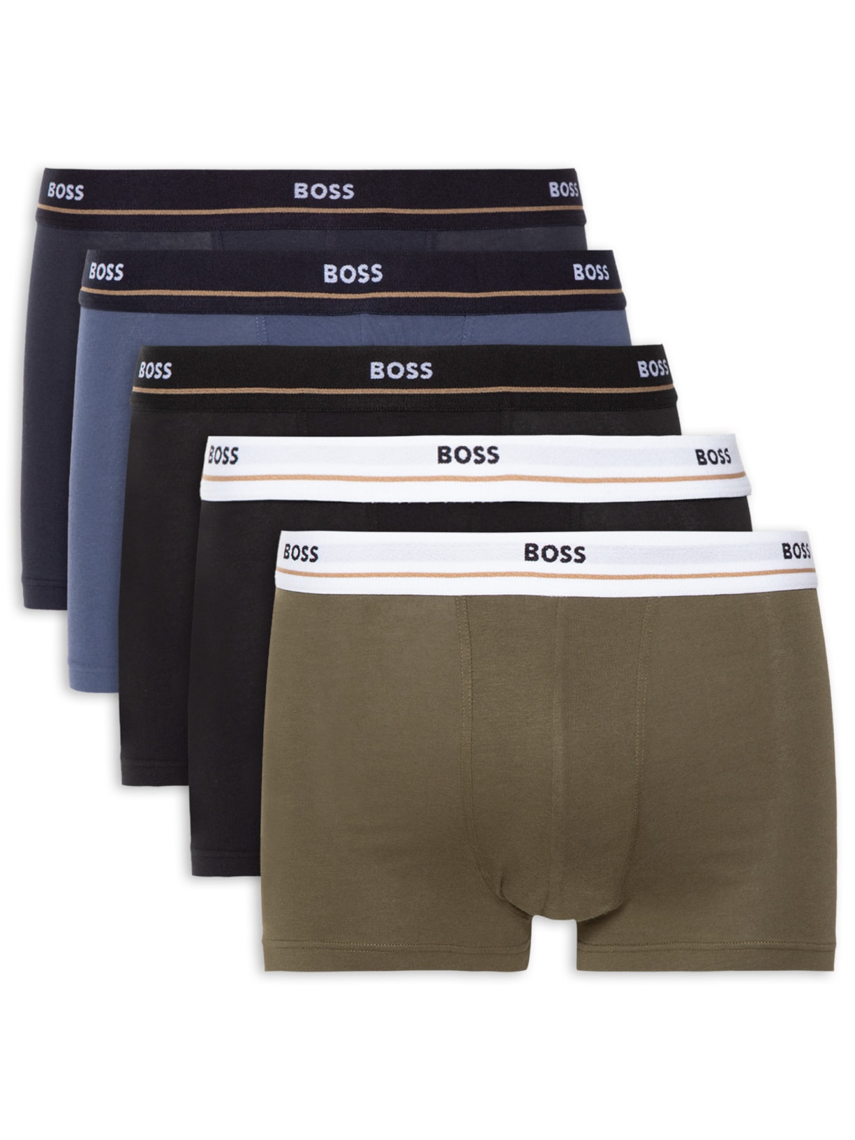 Kit De Cueca Trunk 5 Peças Essential Boss