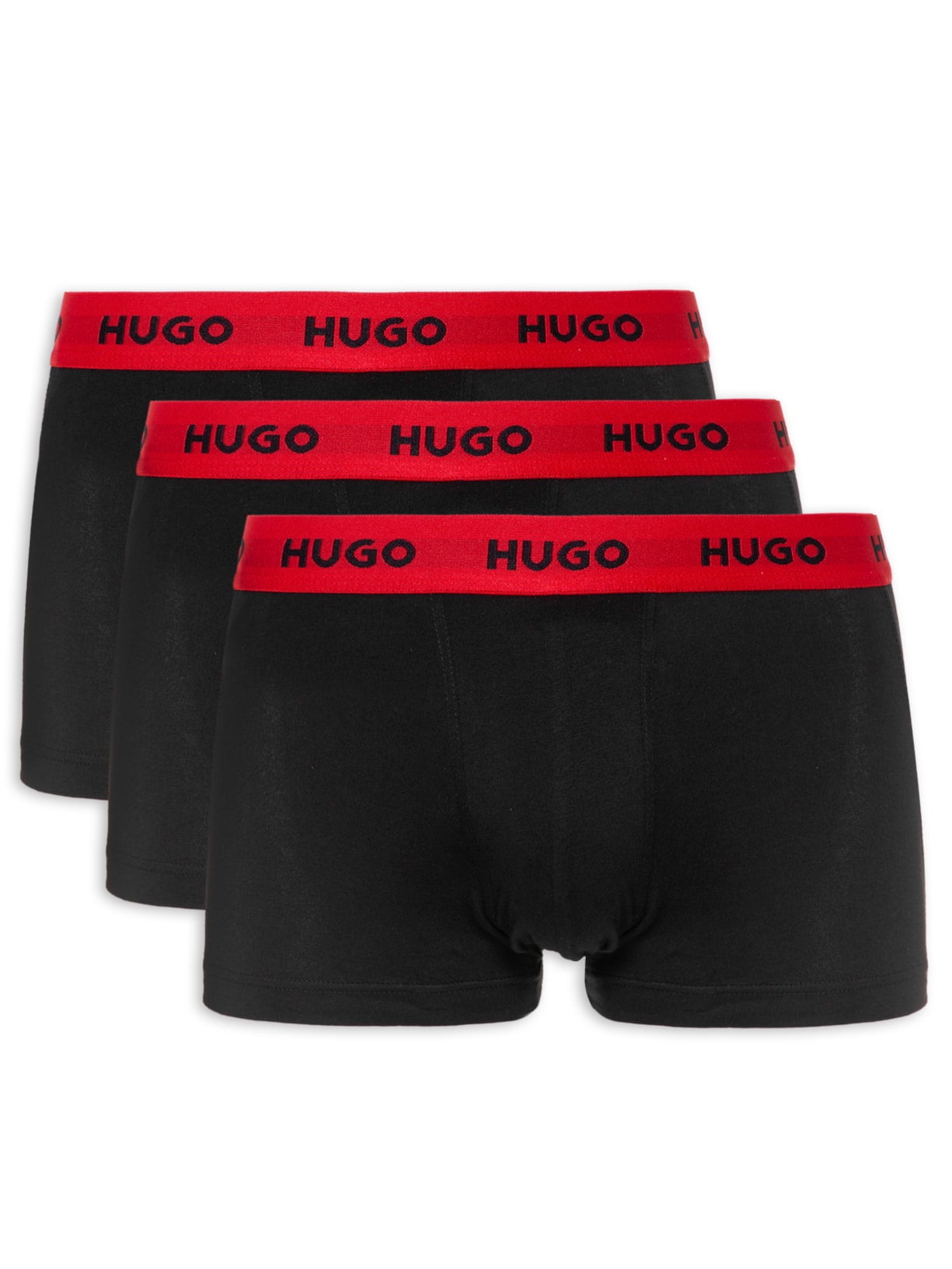 Kit De Cueca Trunk Triplet Pack 3 Peças - Preto
