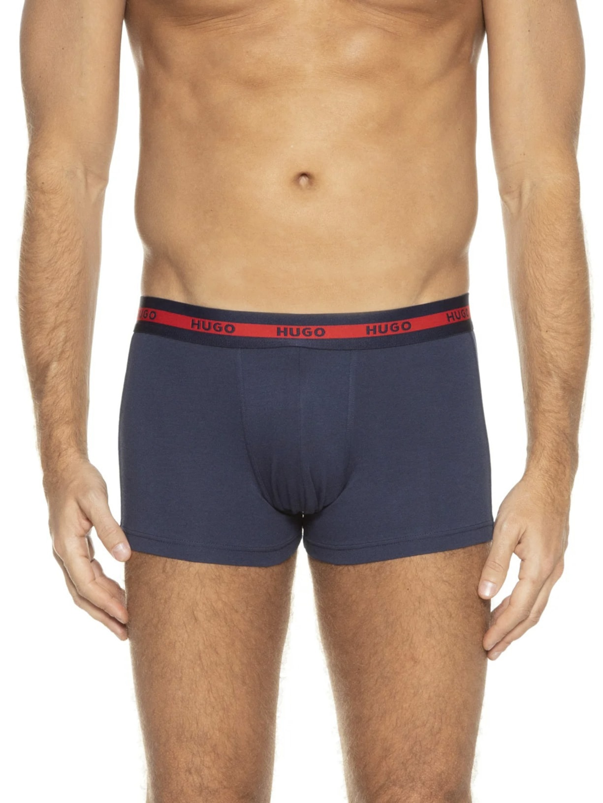 Kit De Cueca Trunk Triplet Planet 3 Peças Azul Hugo