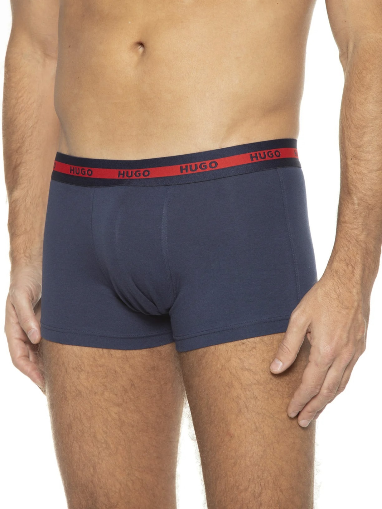 Kit De Cueca Trunk Triplet Planet 3 Peças Azul Hugo