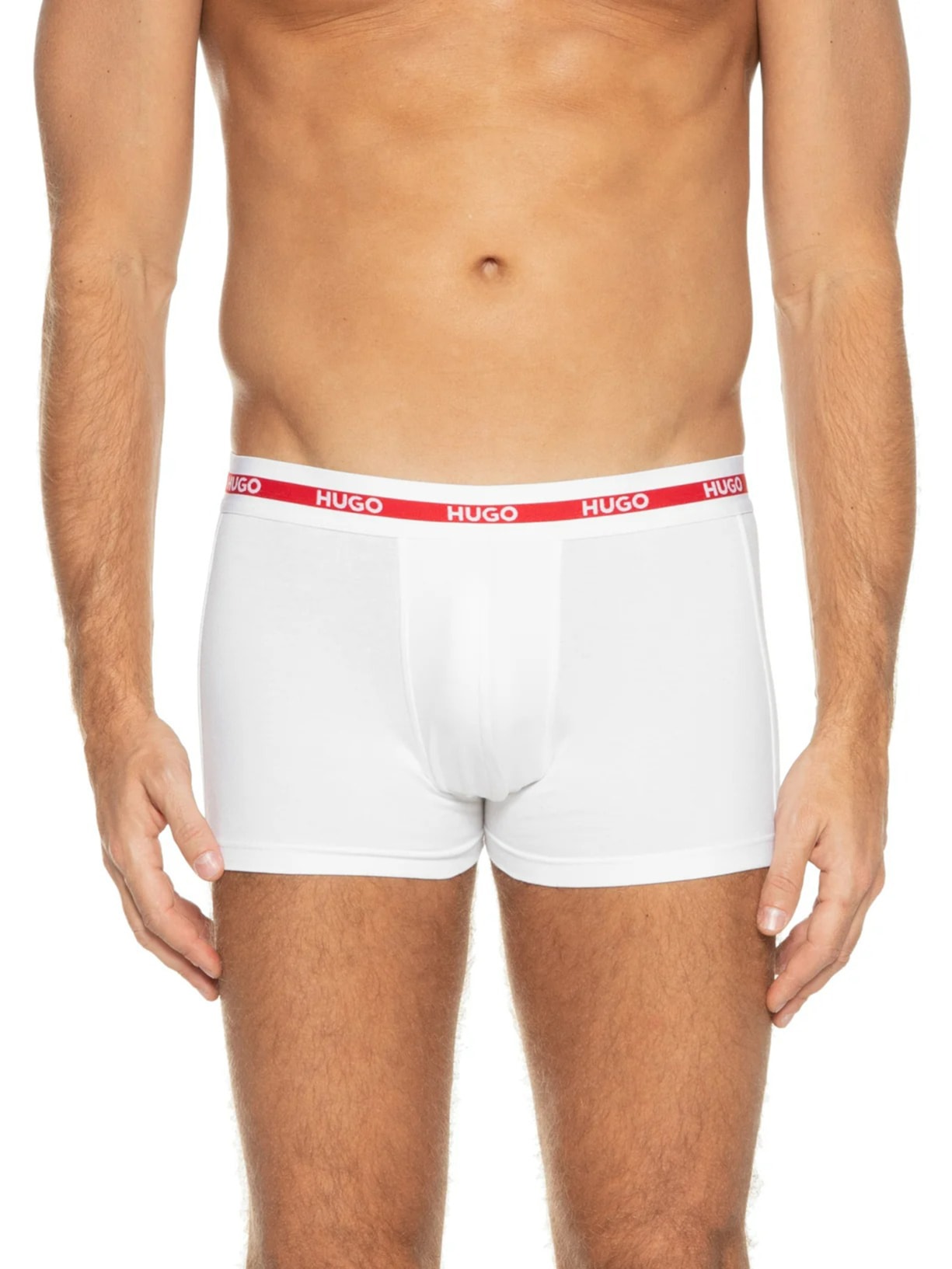 Kit De Cueca Trunk Triplet Planet 3 Peças Branco Hugo