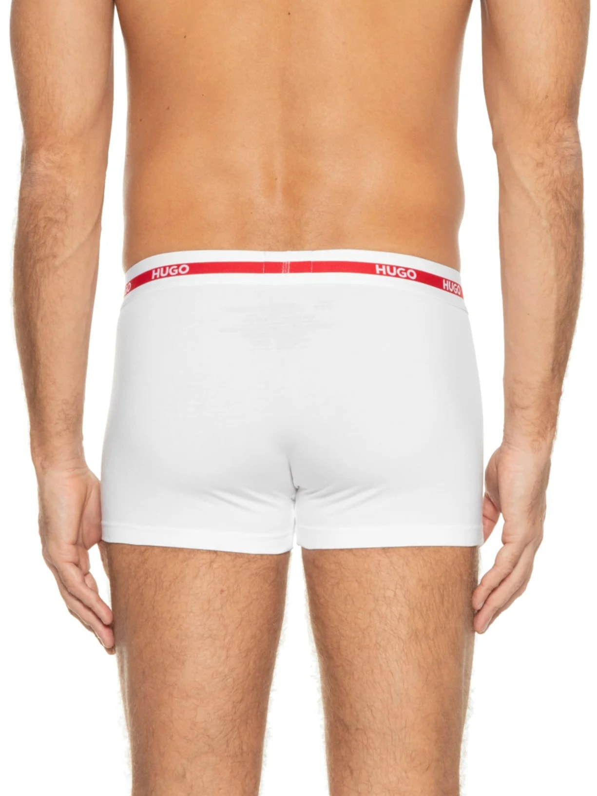 Kit De Cueca Trunk Triplet Planet 3 Peças Branco Hugo
