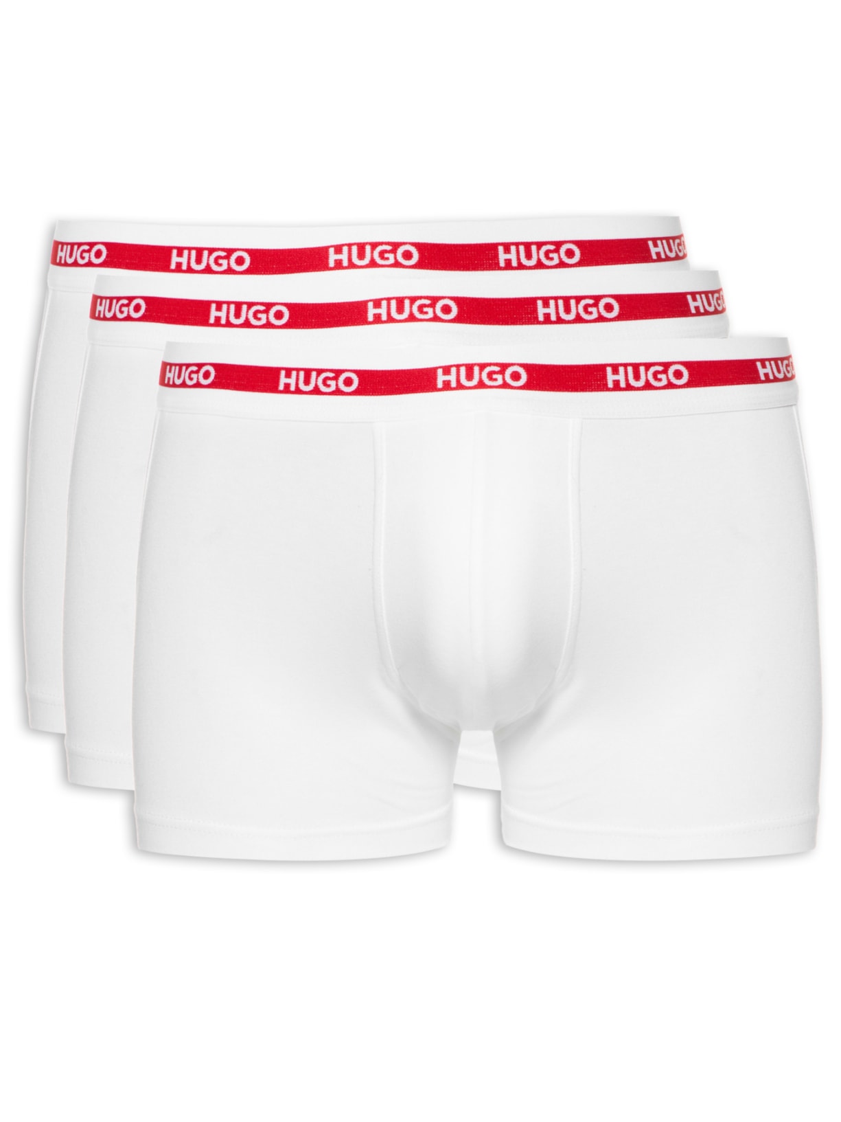 Kit De Cueca Trunk Triplet Planet 3 Peças - Branco
