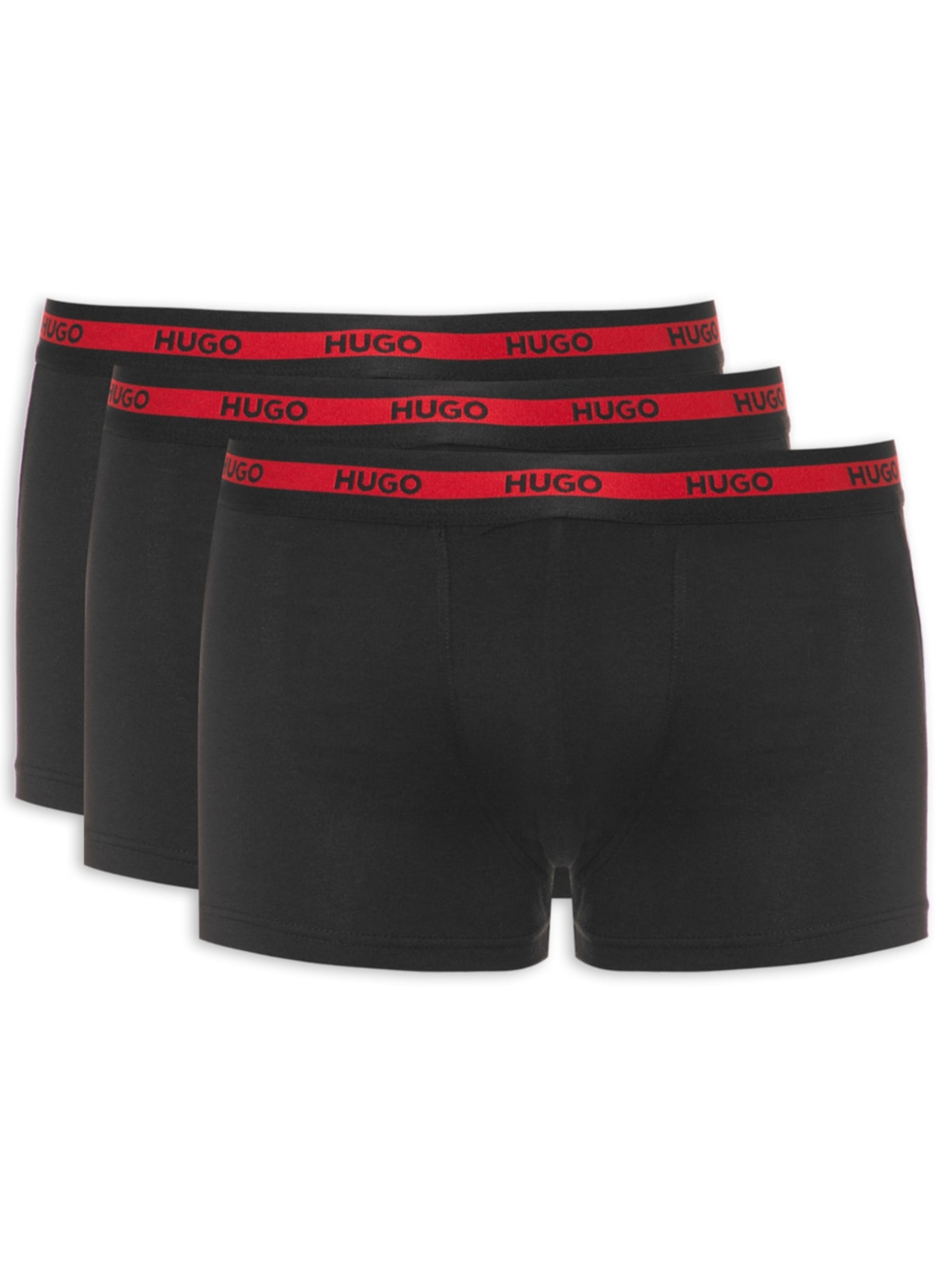 Kit De Cueca Trunk Triplet Planet 3 Peças - Preto