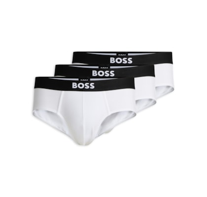 Kit De Cuecas 3 Peças Hip Br - Branco