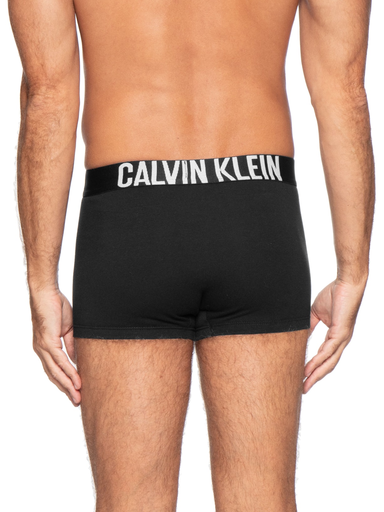 Kit De Cuecas 3 Peças Trunk Intense Power Cinza Calvin Klein Underwear