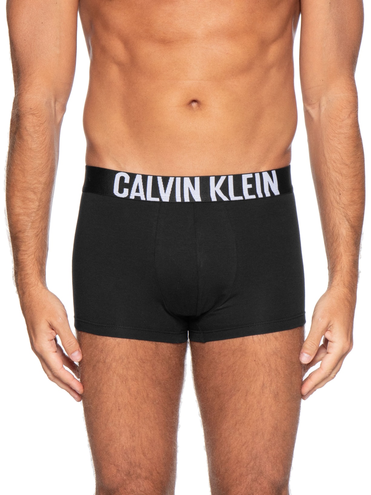 Kit De Cuecas 3 Peças Trunk Intense Power Preto Calvin Klein Underwear