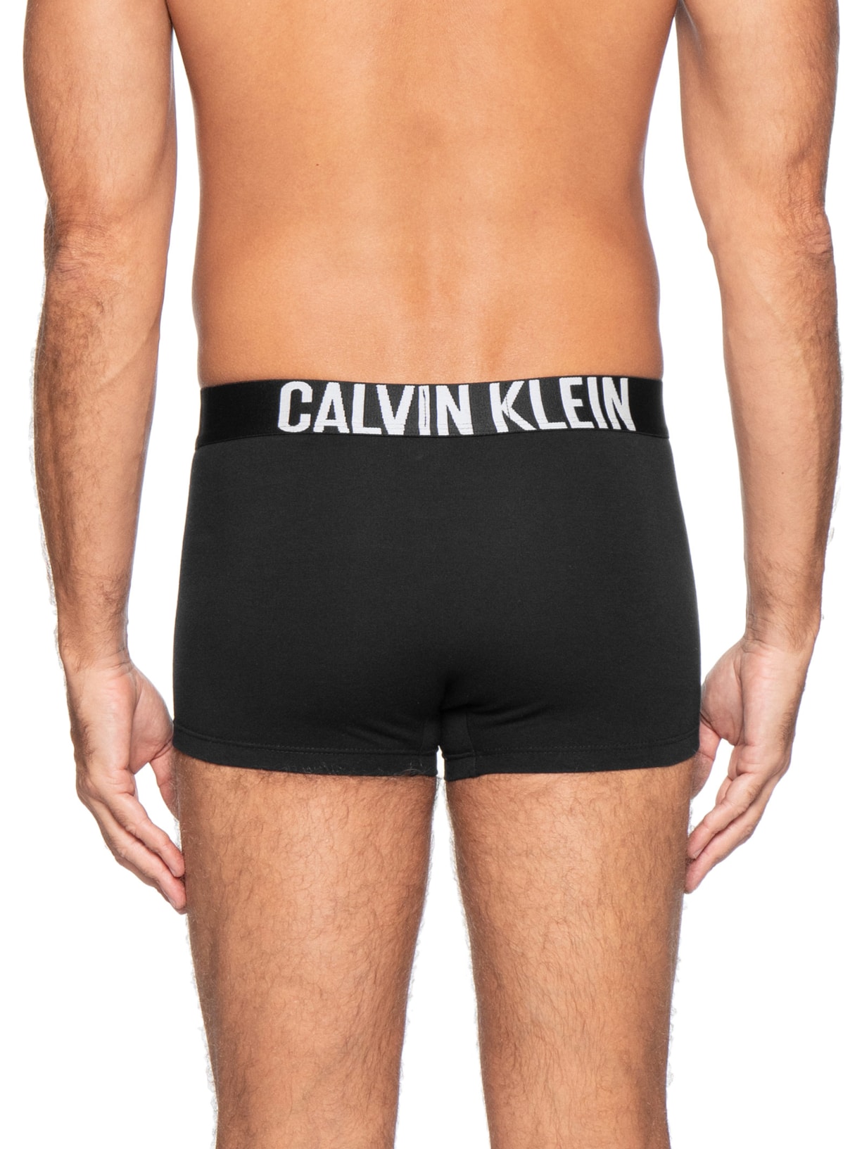 Kit De Cuecas 3 Peças Trunk Intense Power Preto Calvin Klein Underwear