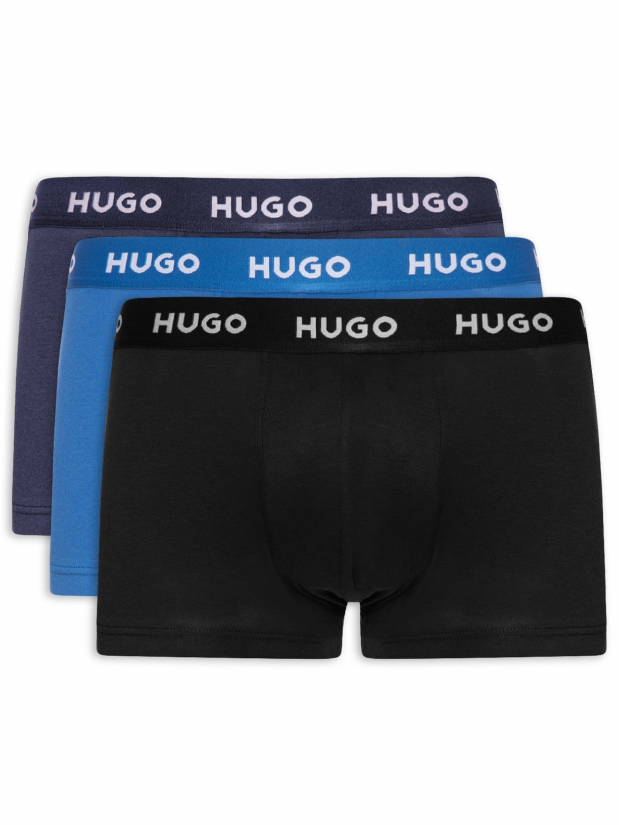 Kit De Cuecas 3 Peças Trunk Triplet Pack - Azul