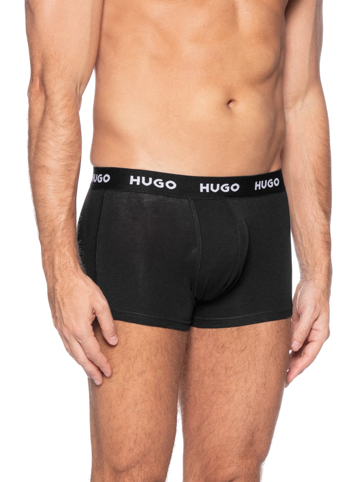 Kit De Cuecas 3 Peças Trunk Triplet Pack Azul Hugo