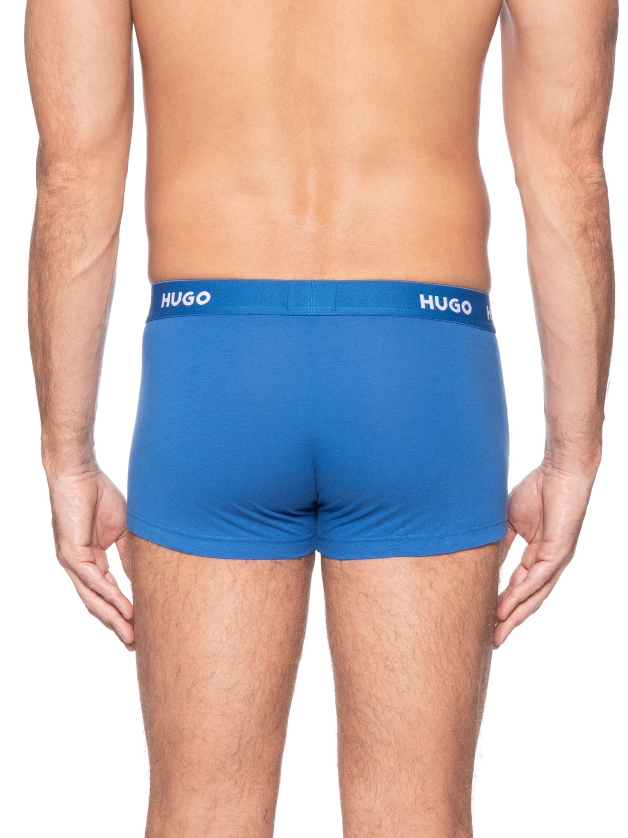 Kit De Cuecas 3 Peças Trunk Triplet Pack Azul Hugo