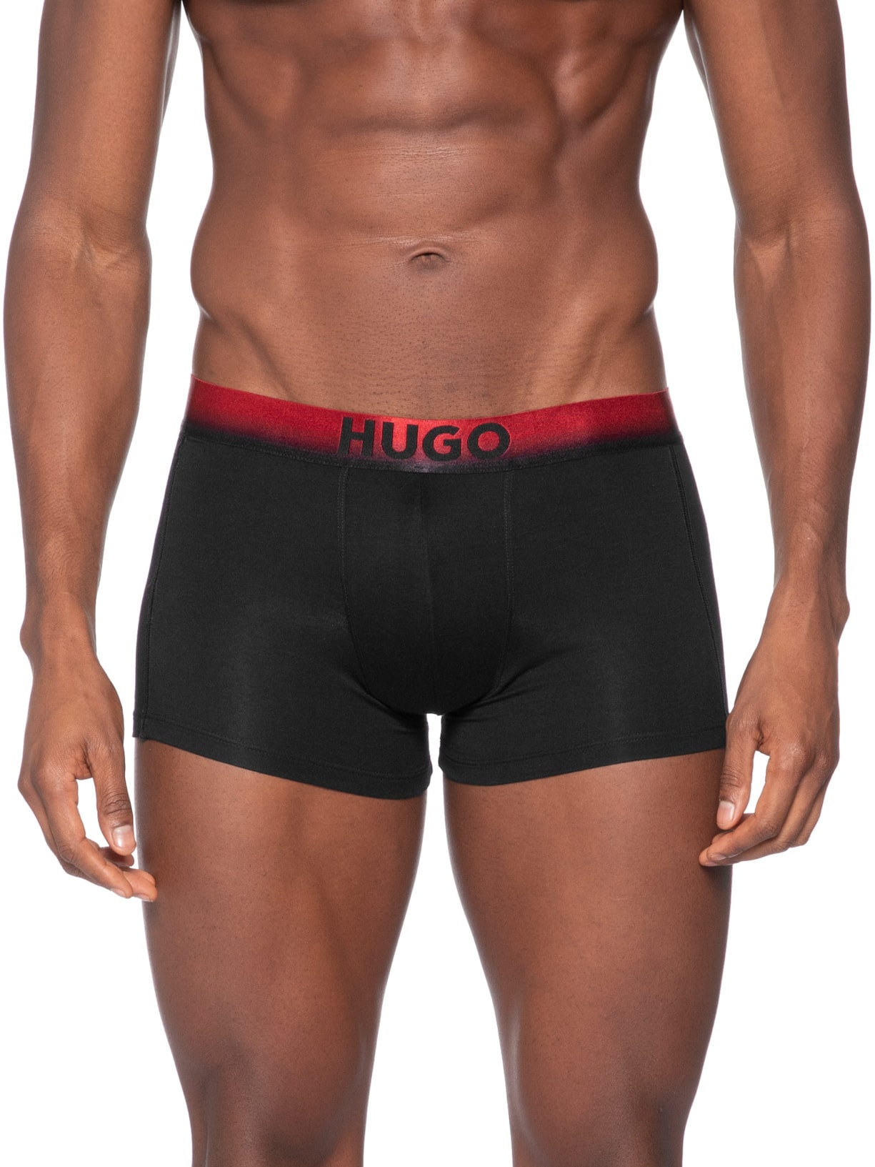 Kit De Cuecas 3 Peças Trunk Triplet Spray Preto Hugo