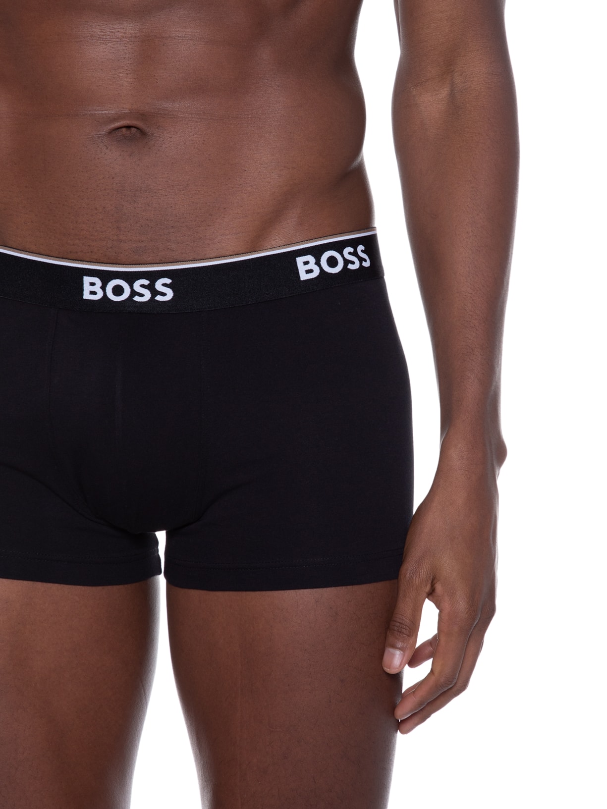 Kit de Cuecas 3 Trunk Power Preto Boss