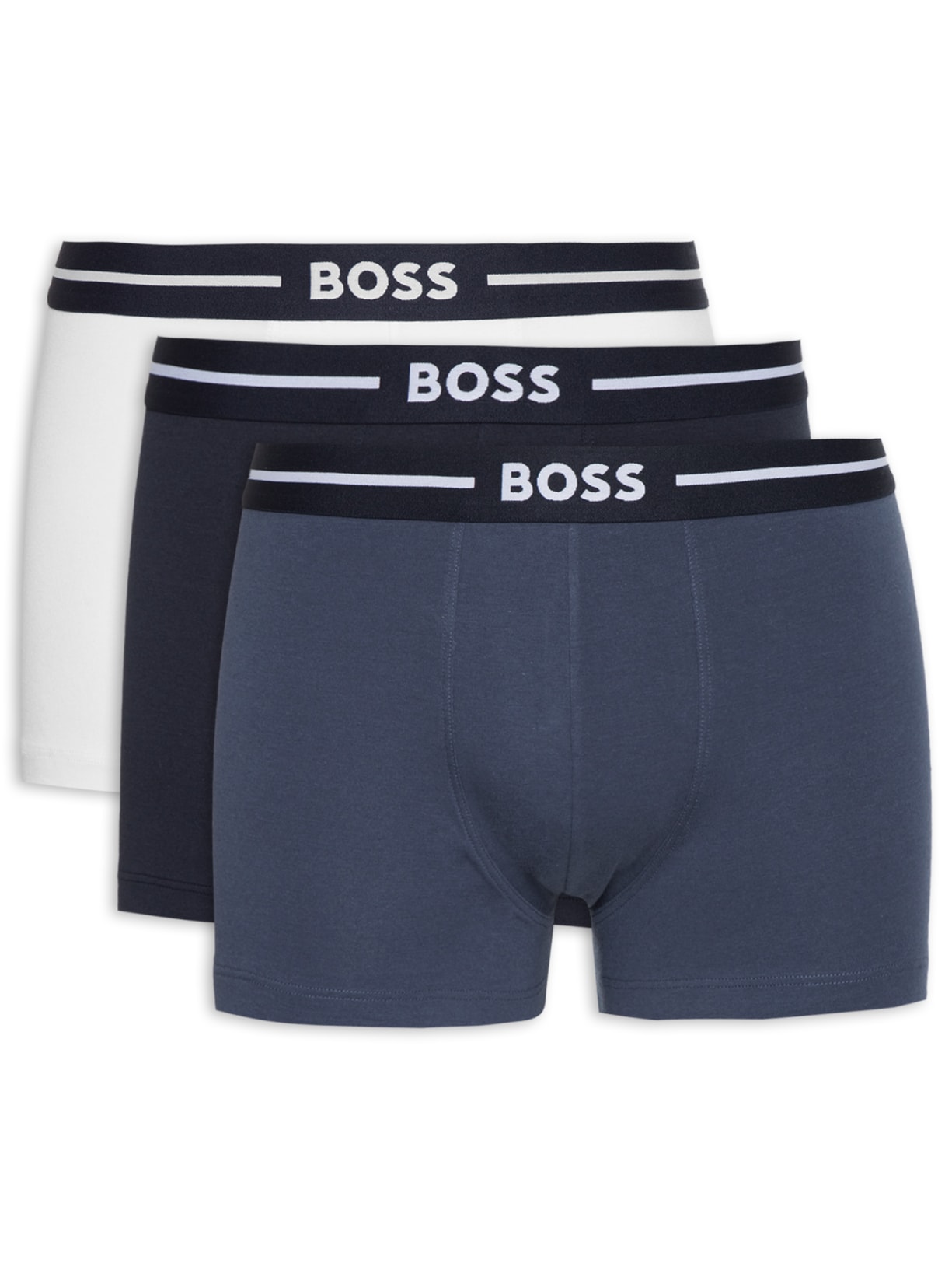 Kit De Cuecas Boxer Bold 3 Peças