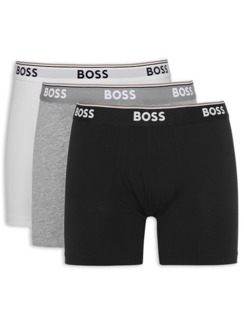 Kit De Cuecas Boxer Br Power 3 Peças
