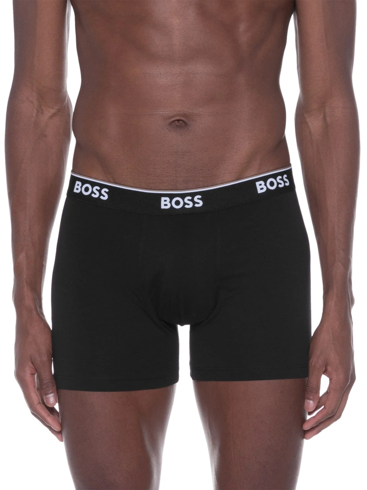 Kit De Cuecas Boxer Br Power 3 Peças Preto Boss