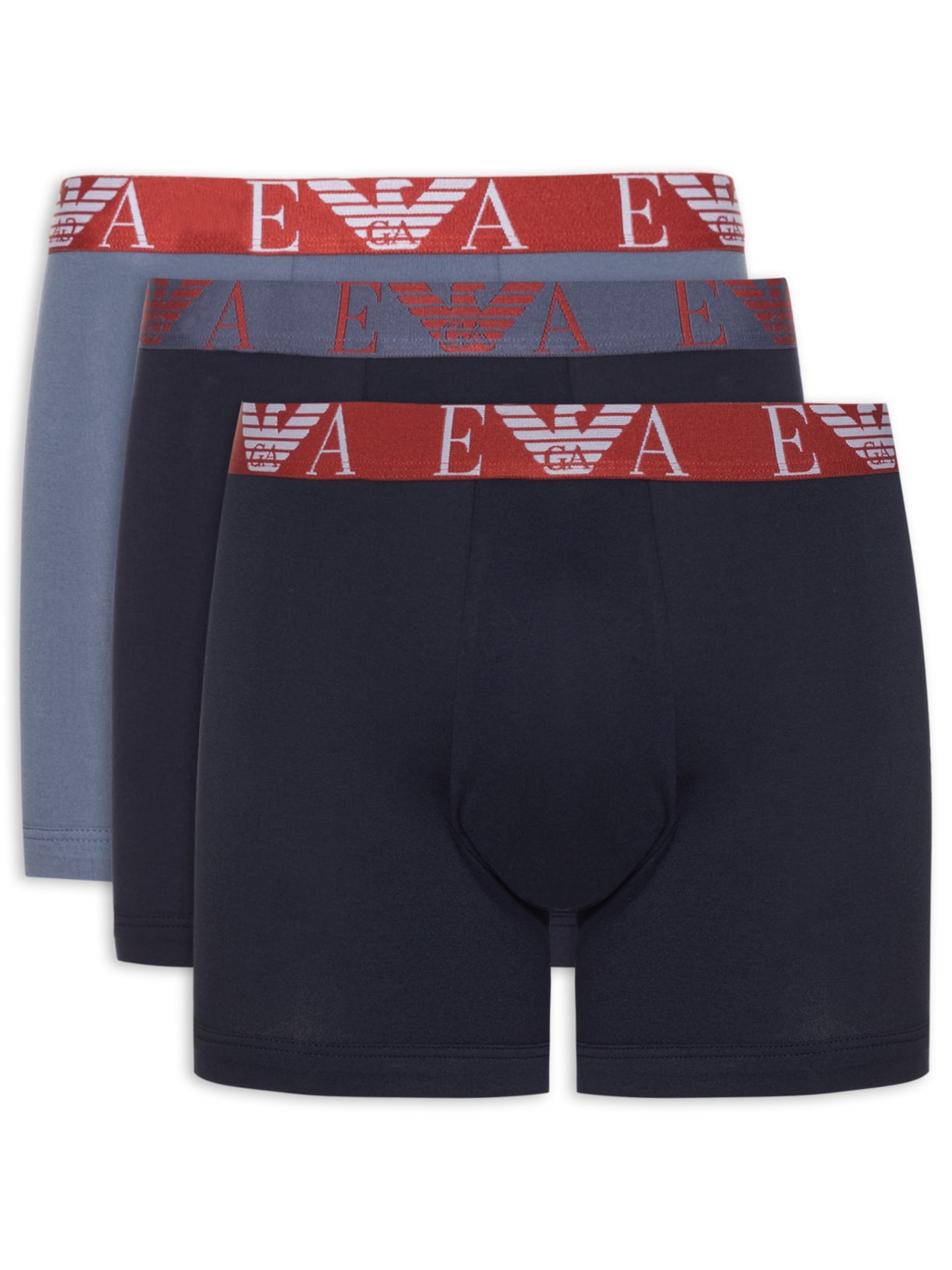 Kit De Cuecas Boxer Pack Bottom 3 Peças