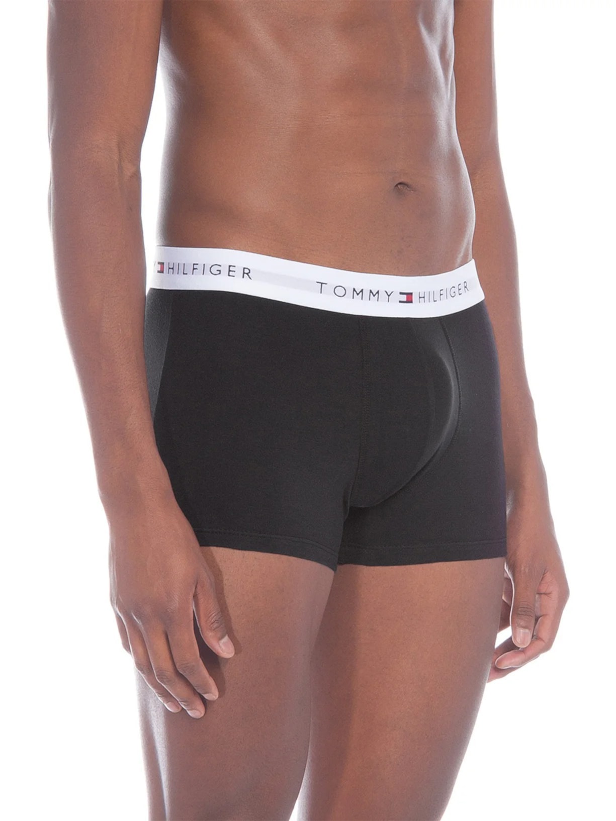 Kit de Cuecas Boxer Trunk 3 Peças Preto Tommy Hilfiger