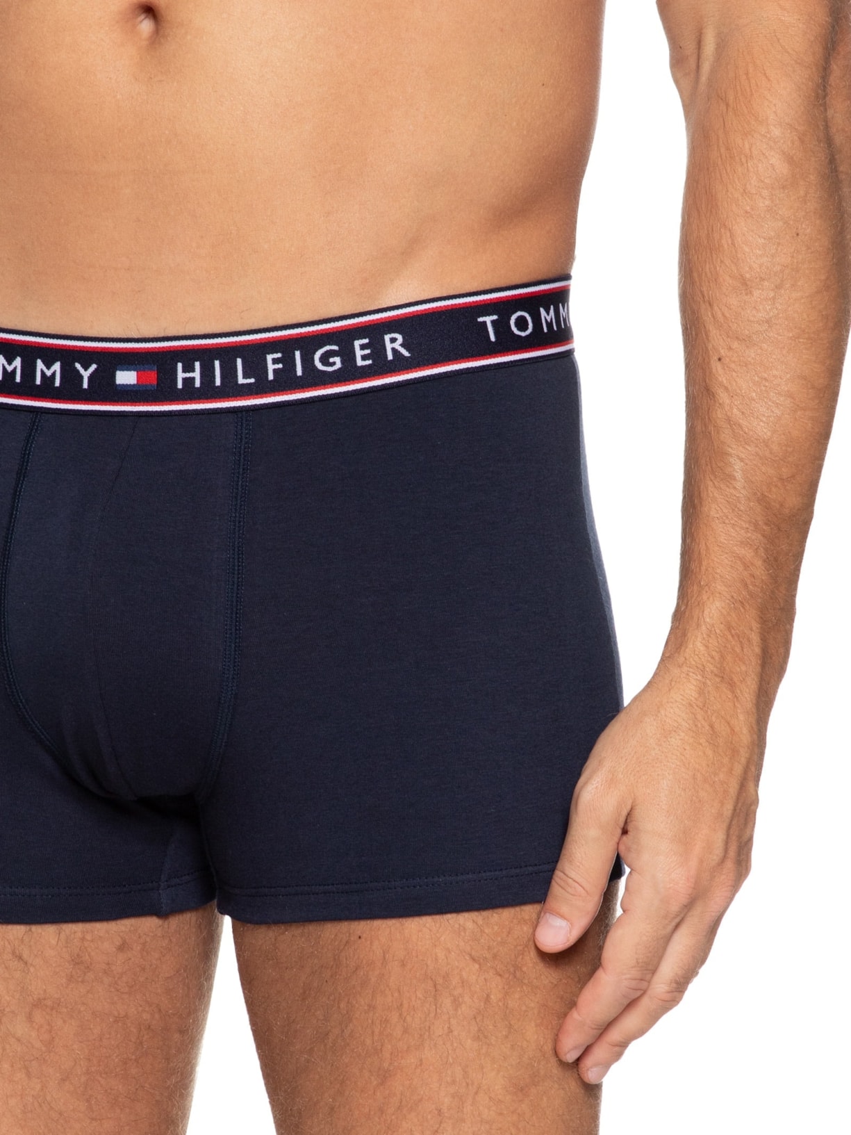 Kit De Cuecas Cotton Stretch Trunk 3 Peças Tommy Hilfiger