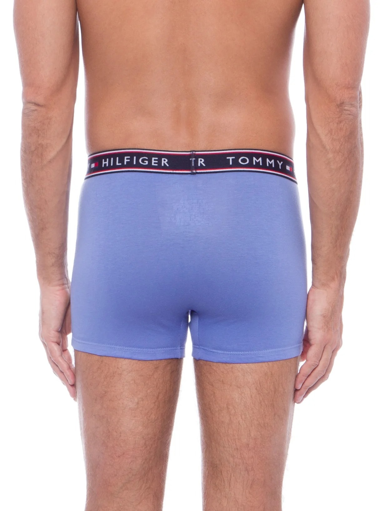  Kit de Cuecas Cotton Stretch Trunk 3 Peças Azul    Tommy Hilfiger