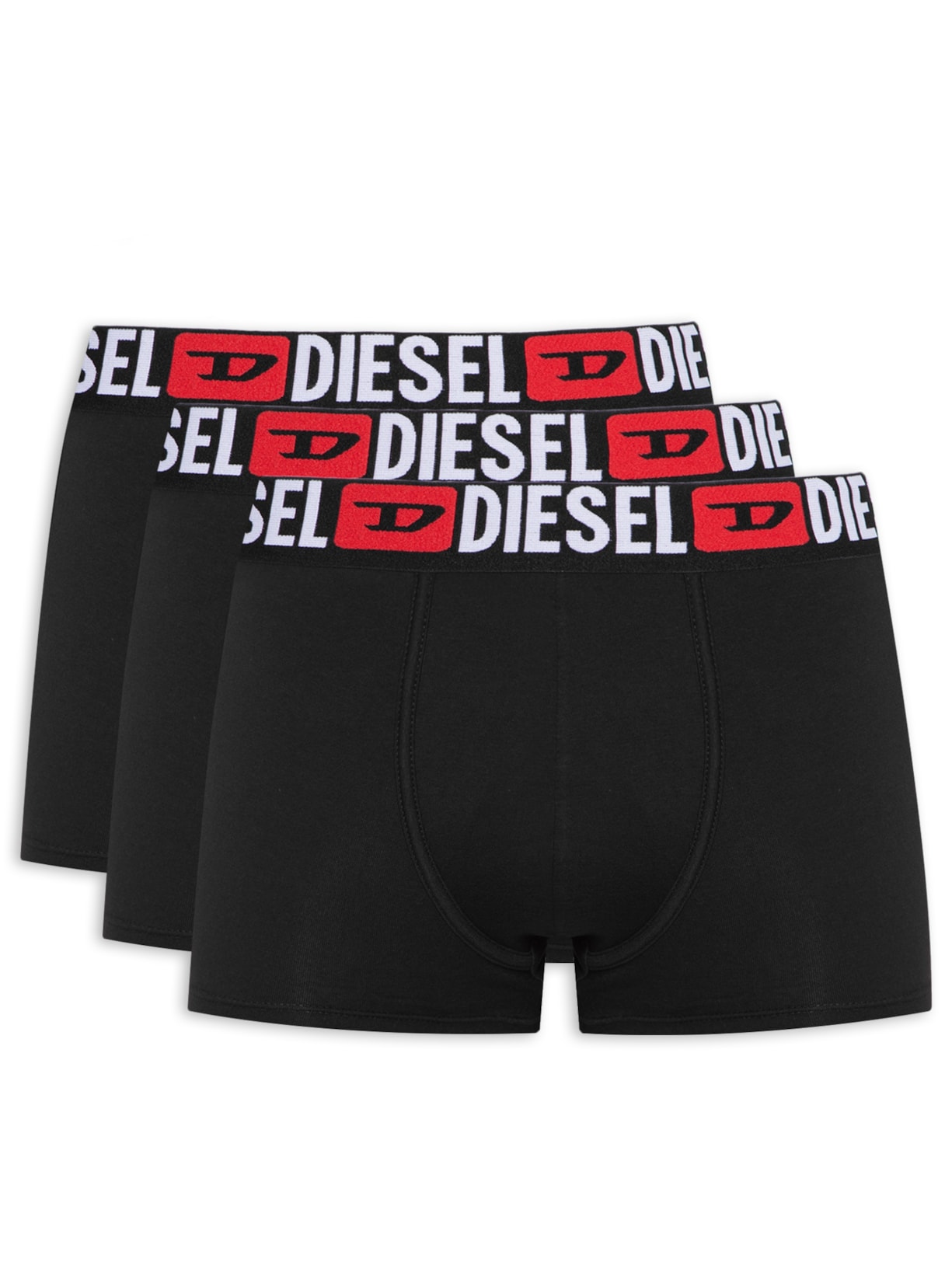 Kit De Cuecas Damien 3 Peças Boxe - Preto