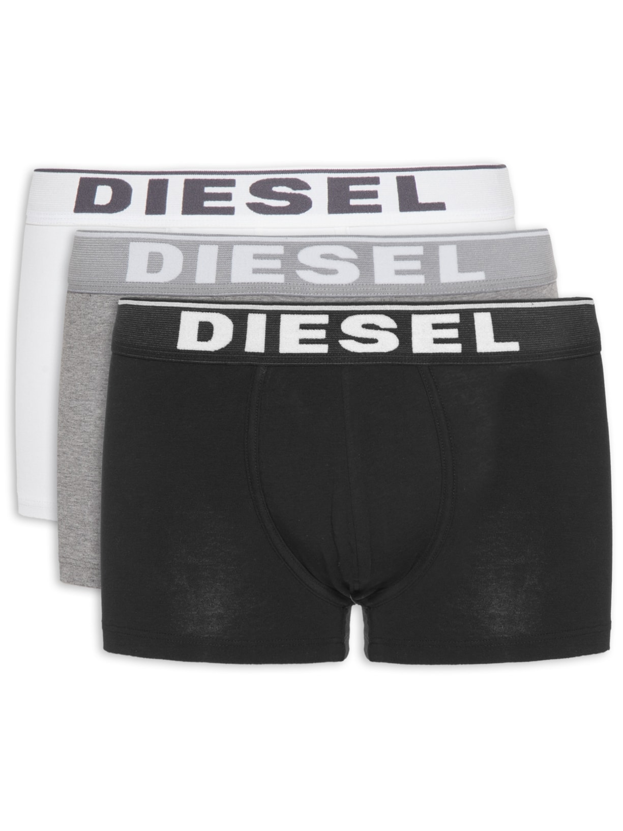 Kit De Cuecas Damien Boxers - Cinza
