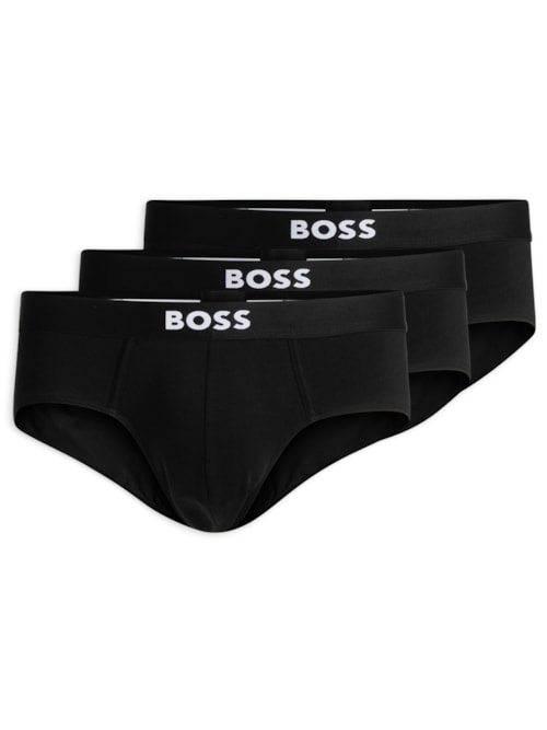 Kit De Cuecas Hipbr 3P Boss One - Preto