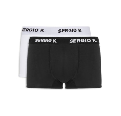Kit De Cuecas Pack Boxer De Algodão Com 2 Peças