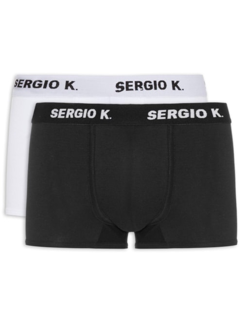 Kit De Cuecas Pack Boxer De Algodão Com 2 Peças