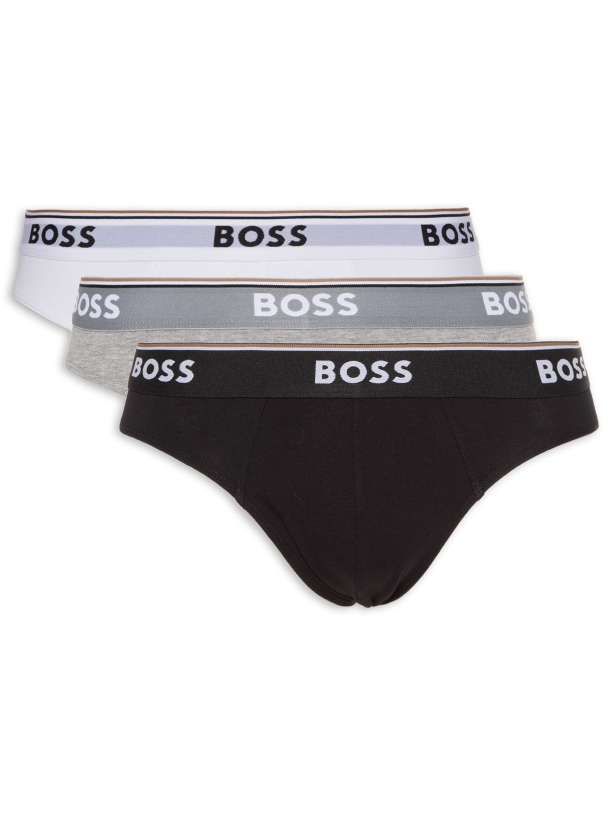 Kit De Cuecas Slip Brief Power 3 Peças