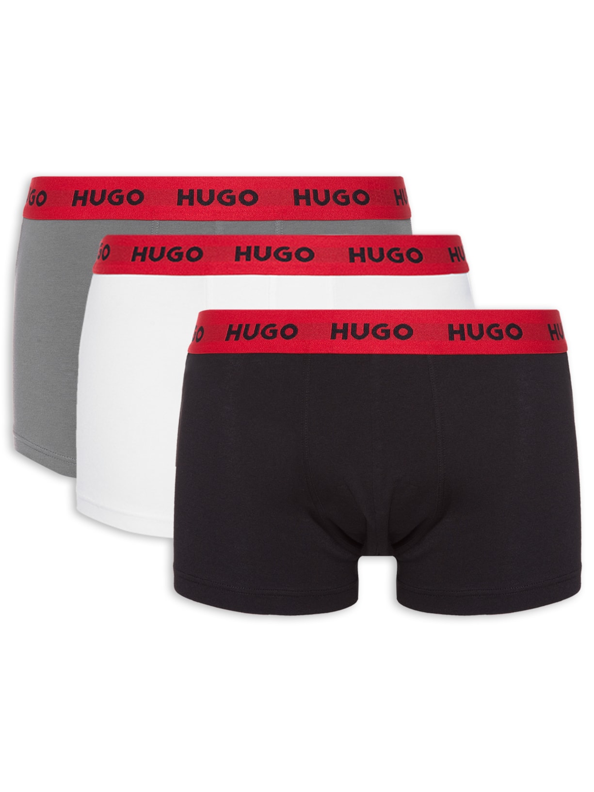 Kit De Cuecas Trunk 3 Peças Hugo