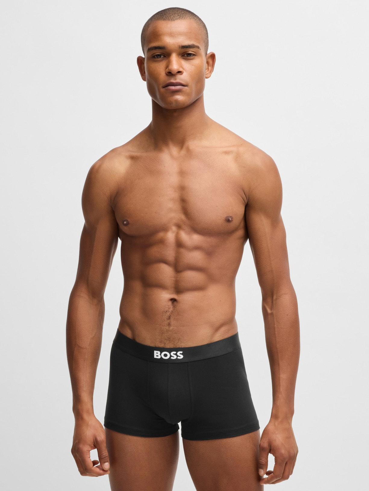 Kit De Cuecas Trunk 3 Peças One Preto Boss