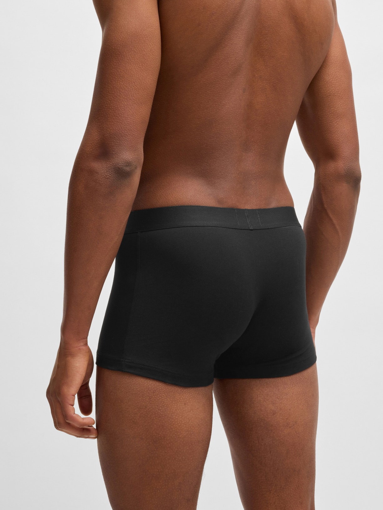 Kit De Cuecas Trunk 3 Peças One Preto Boss