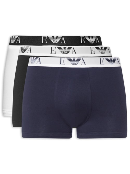Kit De Cuecas Trunk Bottom 3 Peças - Cinza
