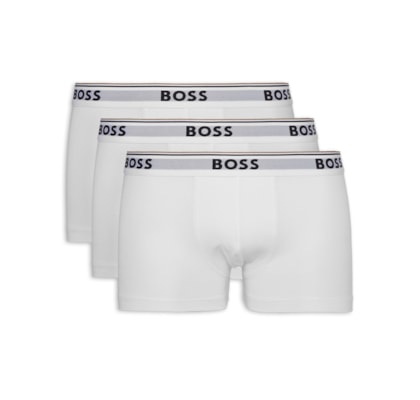 Kit De Cuecas Trunk Power 3 Peças - Branco