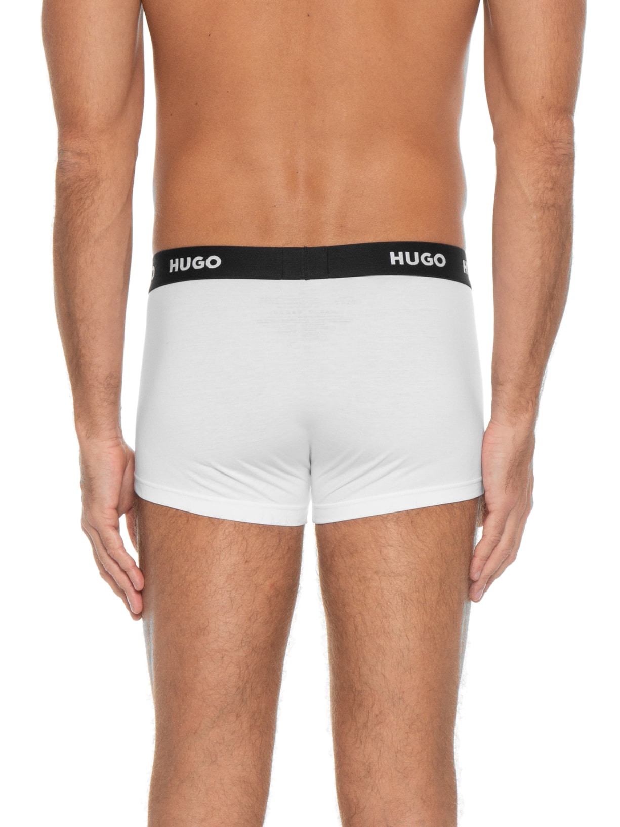 Kit De Cuecas Trunk Triplet Branco Hugo