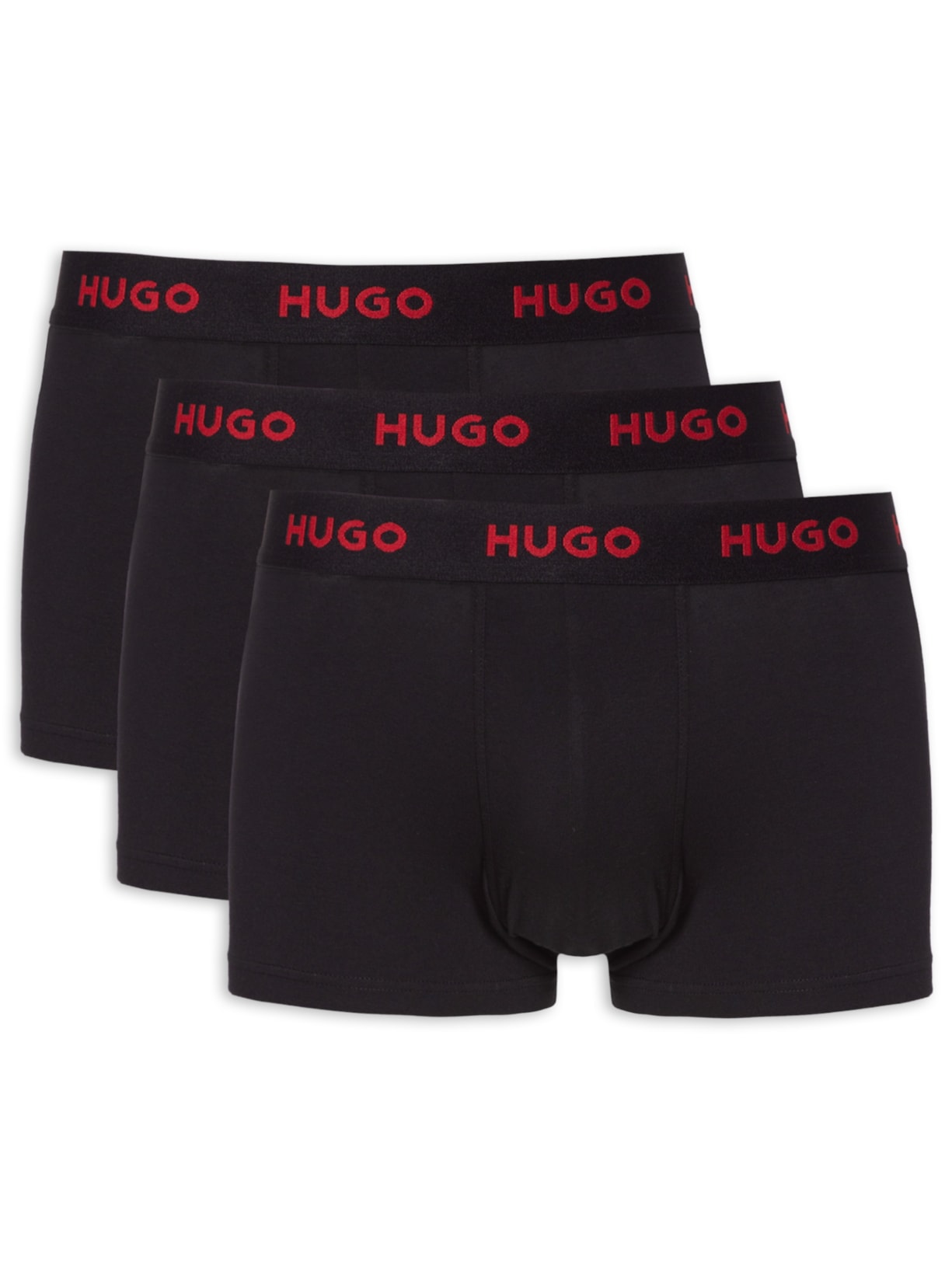 Kit de Cuecas Trunk Triplet Pack 3 Peças - Preto