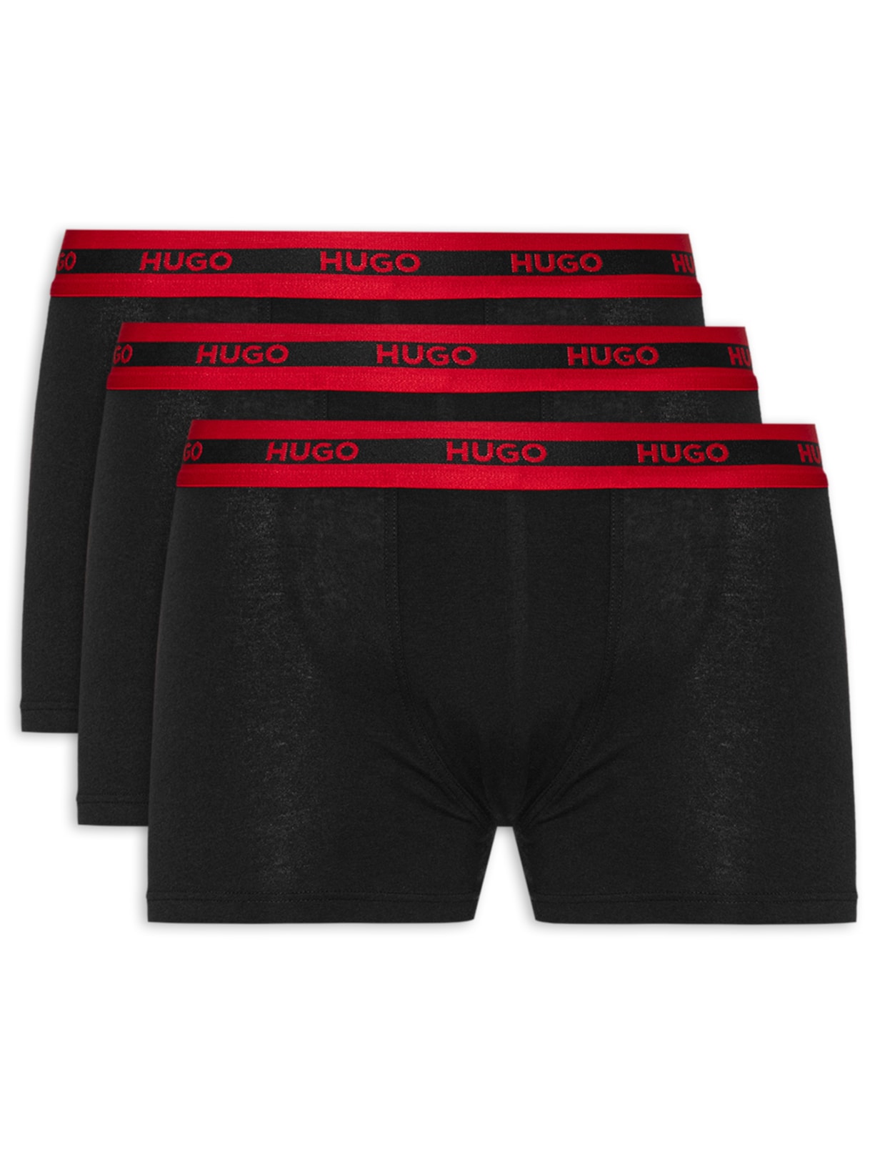 Kit de Cuecas Trunk Triplet Pack 3 Peças - Preto