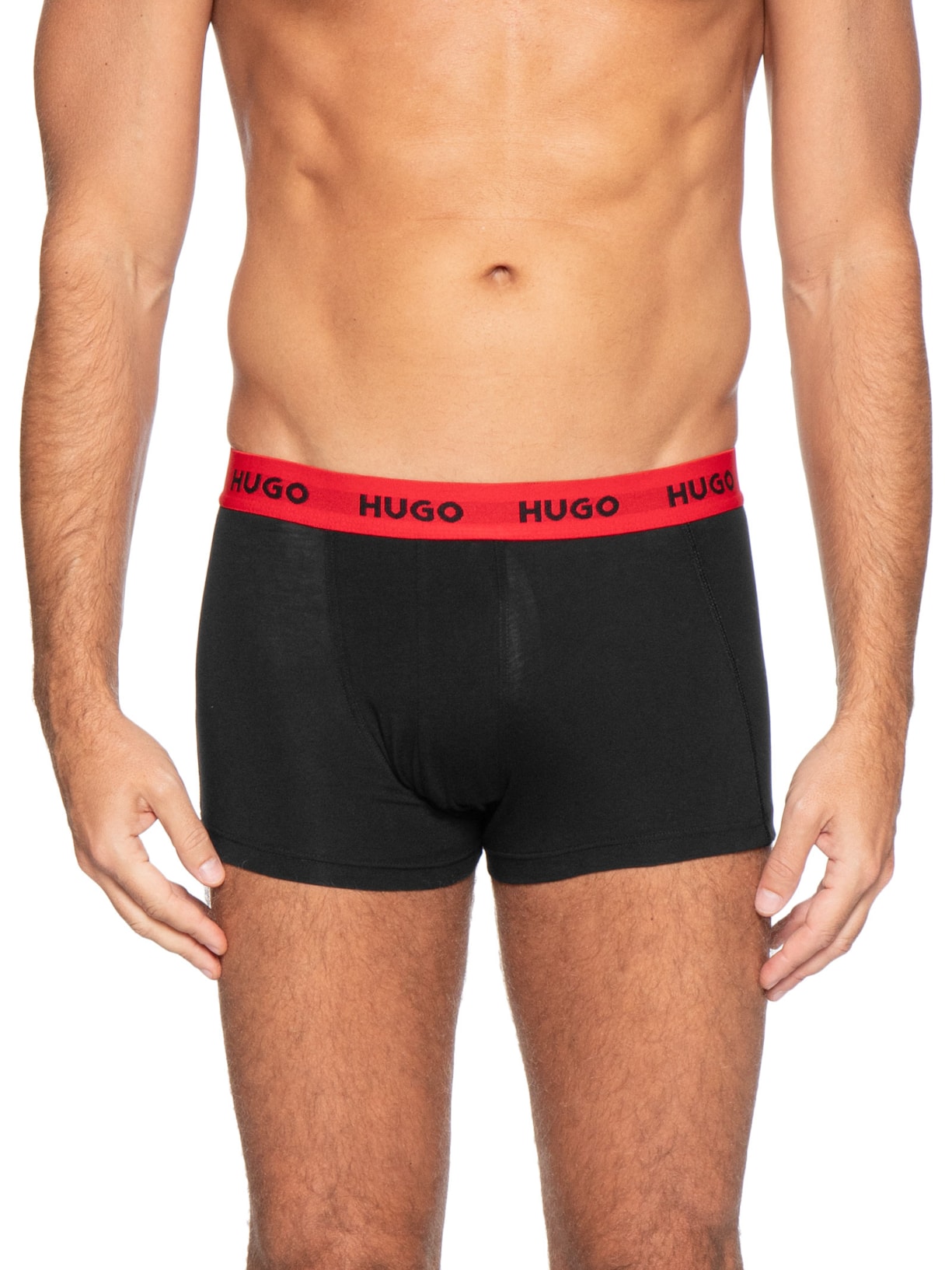 Kit De Cuecas Trunk Triplet Pack Cinza Hugo